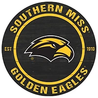 Southern Miss Golden Eagles 20'' x 20'' Indoor/Outdoor Circle Sign