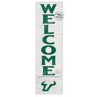 White South Florida Bulls 10'' x 35'' Indoor/Outdoor Welcome Sign