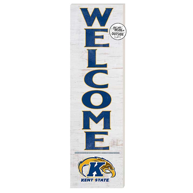 White Kent State Golden Flashes 10'' x 35'' Indoor/Outdoor Welcome Sign