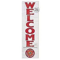 White Louisiana Ragin' Cajuns 10'' x 35'' Indoor/Outdoor Welcome Sign