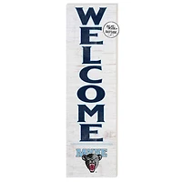 White Maine Black Bears 10'' x 35'' Indoor/Outdoor Welcome Sign