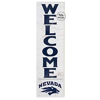 White Nevada Wolf Pack 10'' x 35'' Indoor/Outdoor Welcome Sign
