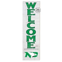 White North Dakota 10'' x 35'' Indoor/Outdoor Welcome Sign