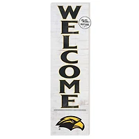 White Southern Miss Golden Eagles 10'' x 35'' Indoor/Outdoor Welcome Sign