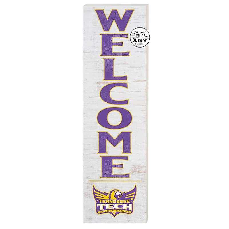 White Tennessee Tech Golden Eagles 10'' x 35'' Indoor/Outdoor Welcome Sign