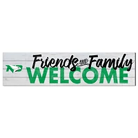White North Dakota 10'' x 40'' Friends & Family Welcome Sign