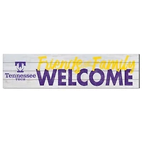 White Tennessee Tech Golden Eagles 10'' x 40'' Friends & Family Welcome Sign