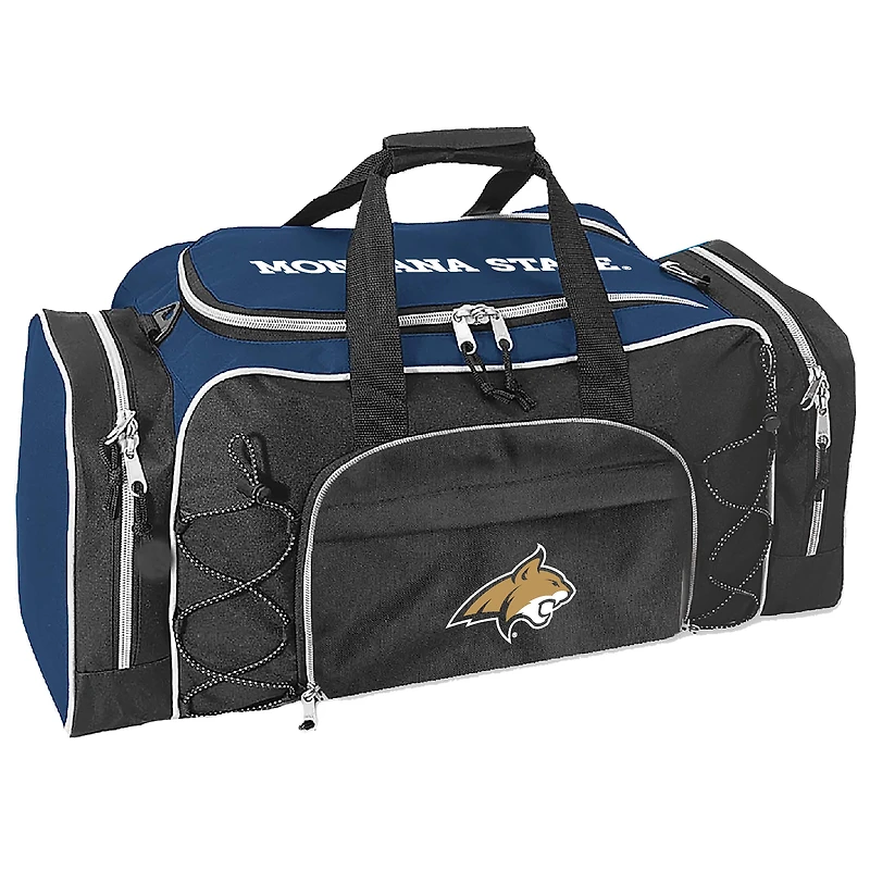 Navy Montana State Bobcats Action Pack Duffel Bag