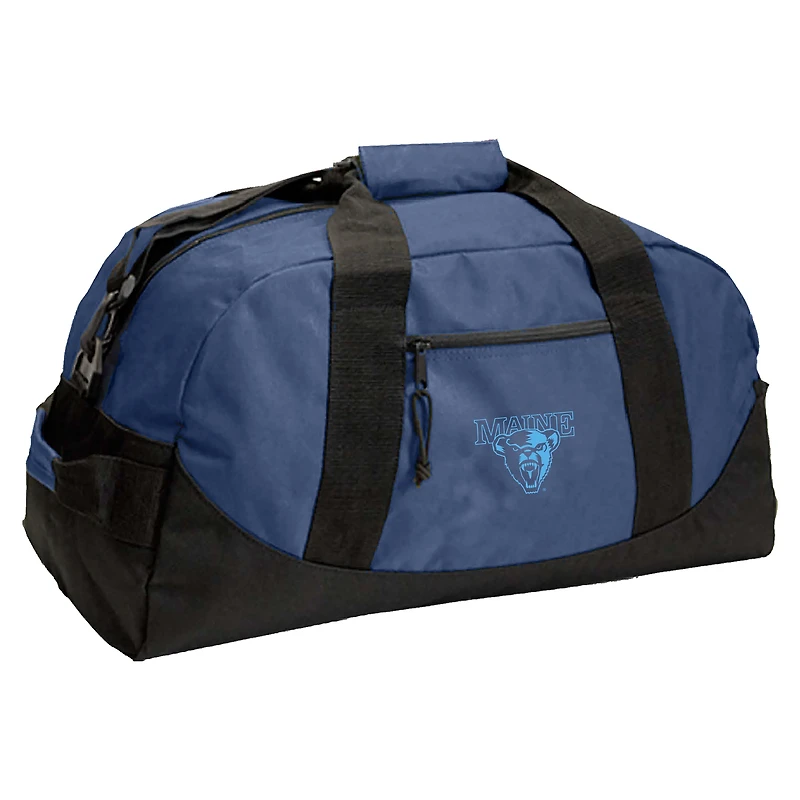 Navy Maine Black Bears Dome Duffel Bag