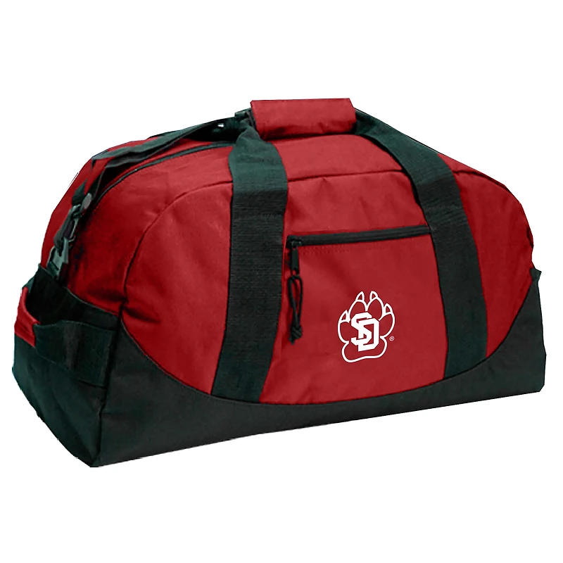 Red South Dakota Coyotes Dome Duffel Bag