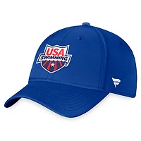 Men's Fanatics Royal USA Swimming Flex Hat