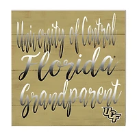Gold UCF Knights 10'' x 10'' Grandparent Plaque