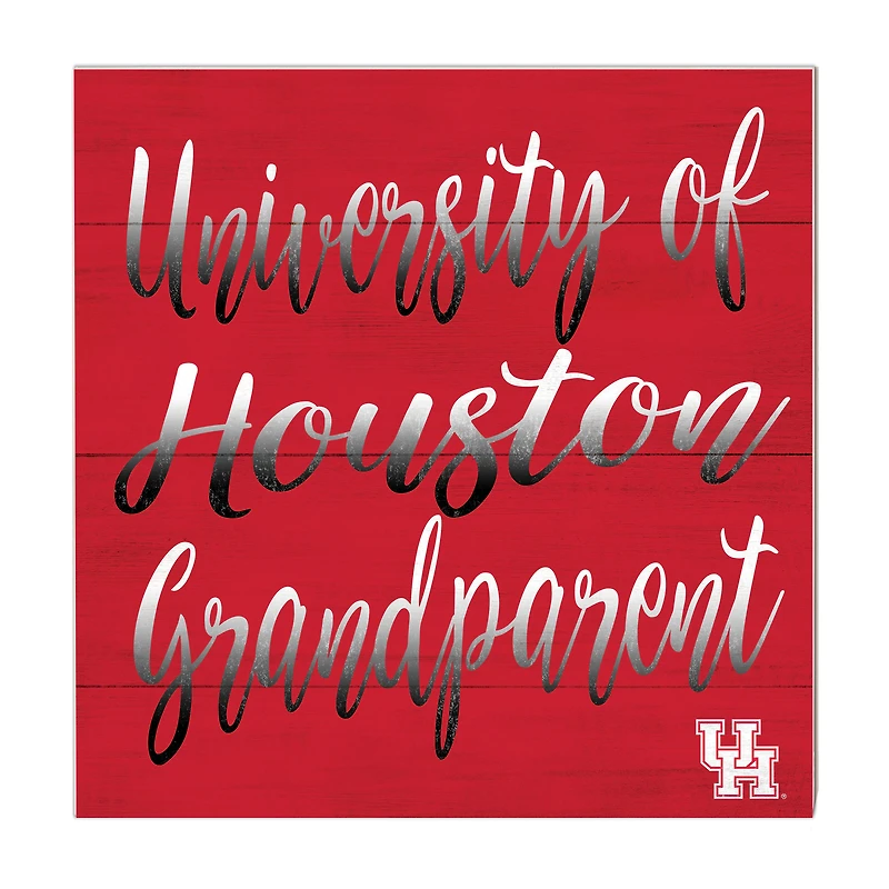 Red Houston Cougars 10'' x 10'' Grandparent Plaque