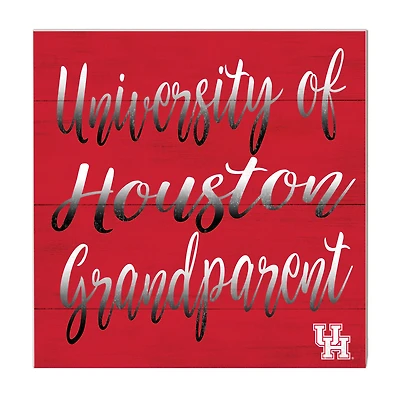 Red Houston Cougars 10'' x 10'' Grandparent Plaque