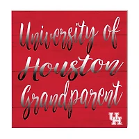 Red Houston Cougars 10'' x 10'' Grandparent Plaque