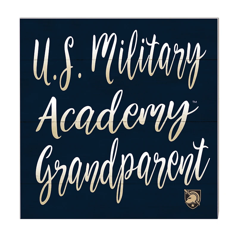 Black Army Black Knights 10'' x 10'' Grandparent Plaque