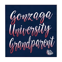 Navy Gonzaga Bulldogs 10'' x 10'' Grandparent Plaque