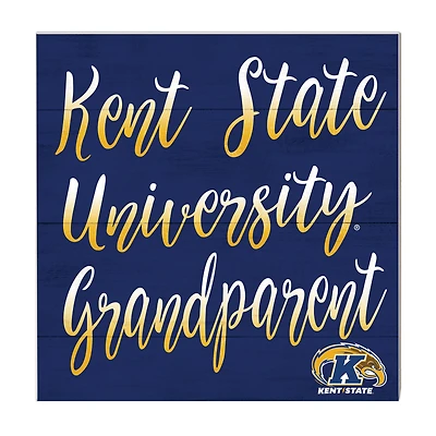 Navy Kent State Golden Flashes 10'' x 10'' Grandparent Plaque