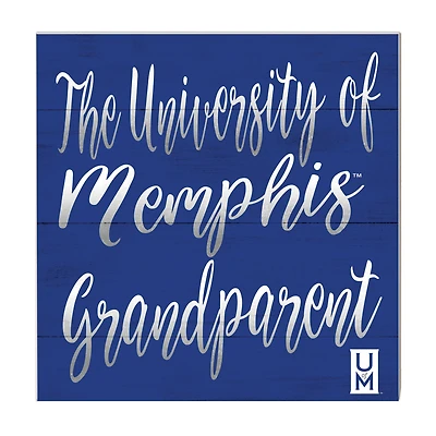 Royal Memphis Tigers 10'' x 10'' Grandparent Plaque