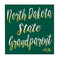 Green NDSU Bison 10'' x 10'' Grandparent Plaque