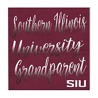 Maroon Southern Illinois Salukis 10'' x 10'' Grandparent Plaque