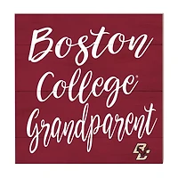 Maroon Boston College Eagles 10'' x 10'' Grandparent Plaque