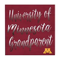 Maroon Minnesota Golden Gophers 10'' x 10'' Grandparent Plaque