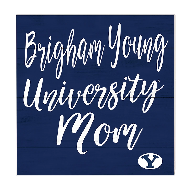 BYU Cougars 10'' x 10'' Mom Plaque