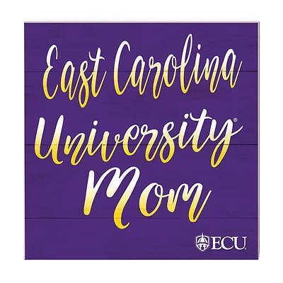 ECU Pirates 10'' x 10'' Mom Plaque