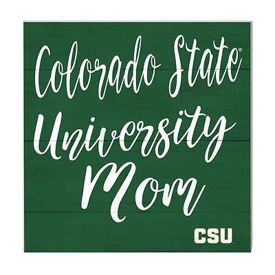Colorado State Rams 10'' x 10'' Mom Plaque