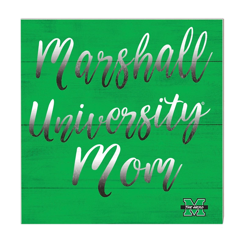 Marshall Thundering Herd 10'' x 10'' Mom Plaque