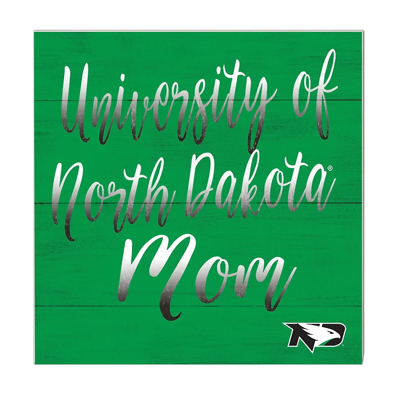 North Dakota 10'' x 10'' Mom Plaque