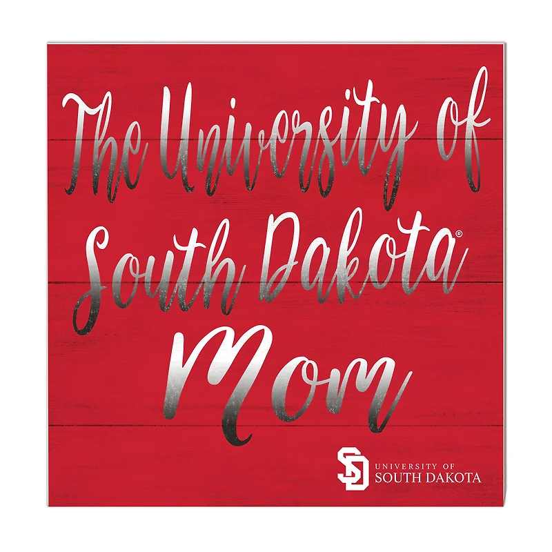 South Dakota Coyotes 10'' x 10'' Mom Plaque