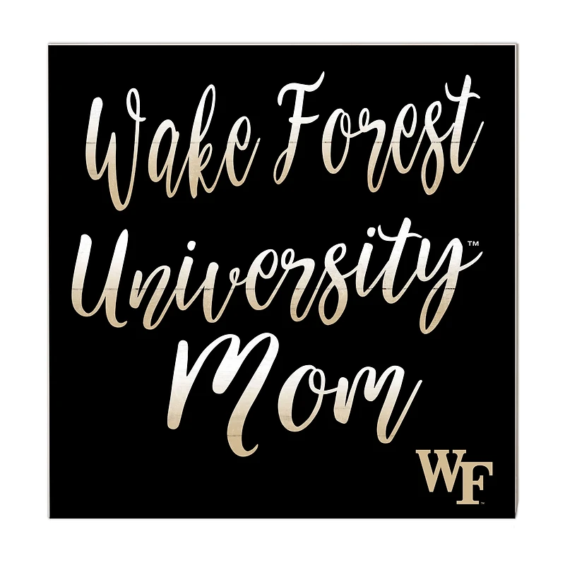 Wake Forest Demon Deacons 10'' x 10'' Mom Plaque