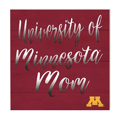Minnesota Golden Gophers 10'' x 10'' Mom Plaque