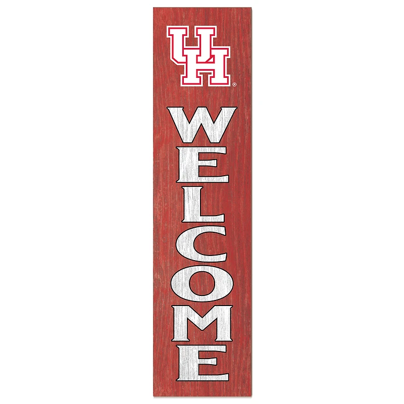 Houston Cougars 12'' x 48'' Welcome Leaner