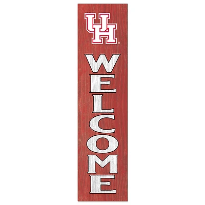 Houston Cougars 12'' x 48'' Welcome Leaner