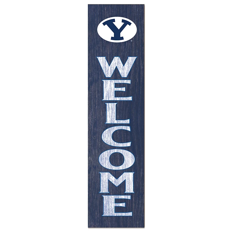 BYU Cougars 12'' x 48'' Welcome Leaner