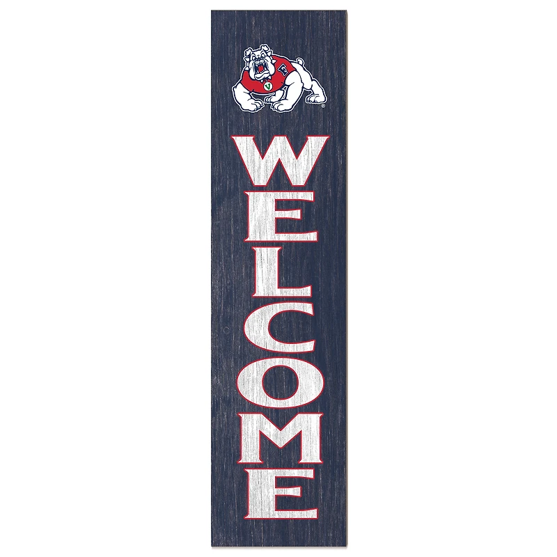 Fresno State Bulldogs 12'' x 48'' Welcome Leaner