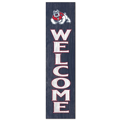 Fresno State Bulldogs 12'' x 48'' Welcome Leaner