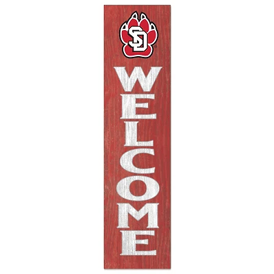 South Dakota Coyotes 12'' x 48'' Welcome Leaner