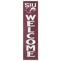 Southern Illinois Salukis 12'' x 48'' Welcome Leaner