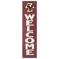 Maroon Boston College Eagles 12'' x 48'' Welcome Outdoor Leaner