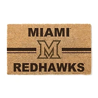 Miami University RedHawks 18" x 30" Team Logo Doormat