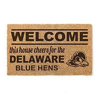 Delaware Fightin' Blue Hens 18" x 30" Welcome Doormat