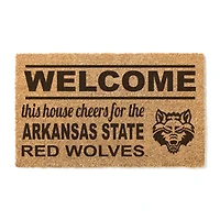 Arkansas State Red Wolves 18" x 30" Welcome Doormat