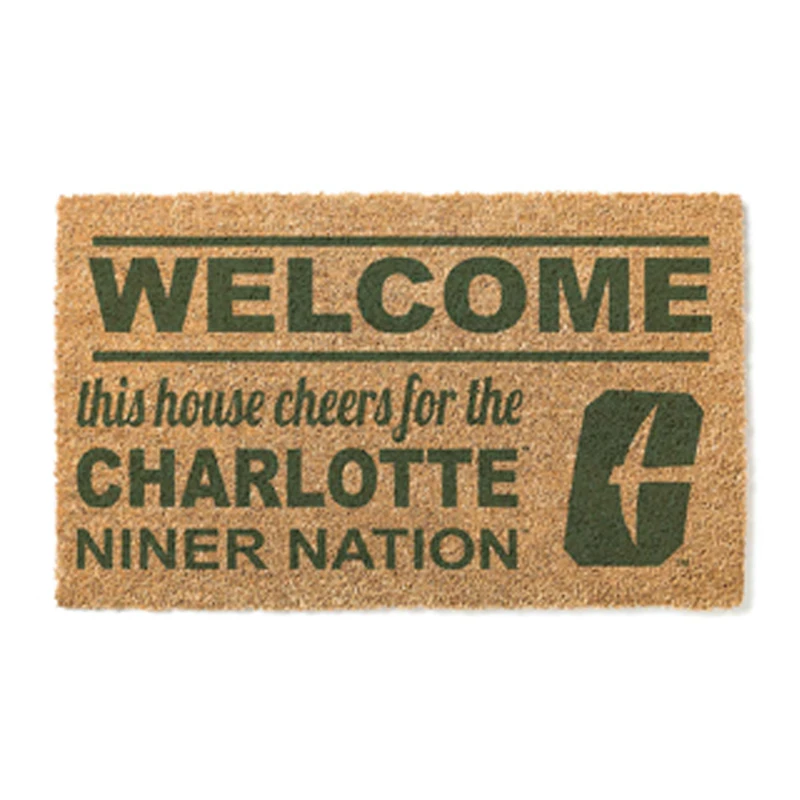 Charlotte 49ers 18" x 30" Welcome Doormat