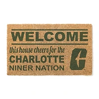Charlotte 49ers 18" x 30" Welcome Doormat