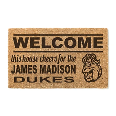 James Madison Dukes 18" x 30" Welcome Doormat