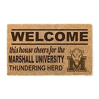 Marshall Thundering Herd 18" x 30" Welcome Doormat